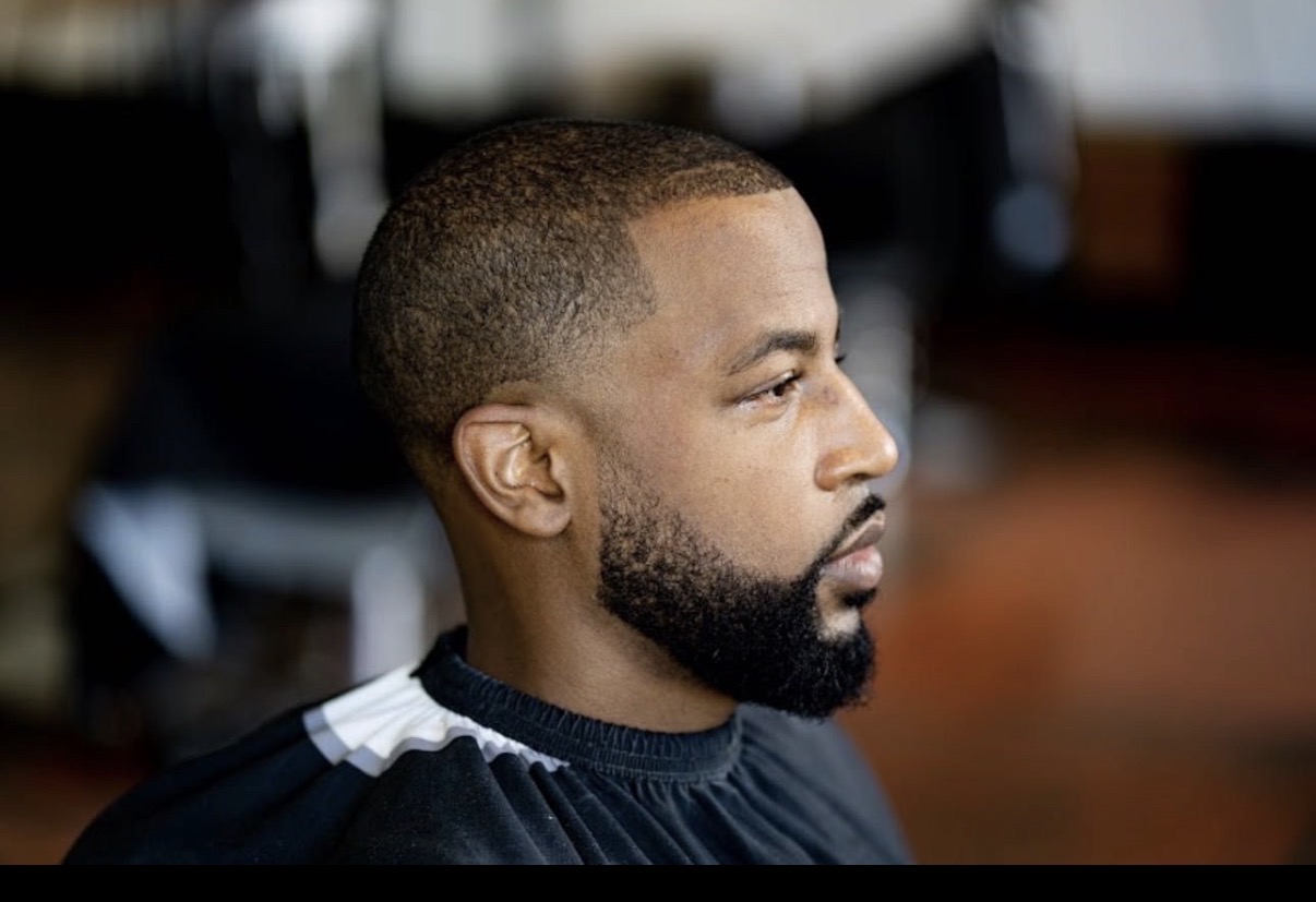 Low taper with a sculpted beard
