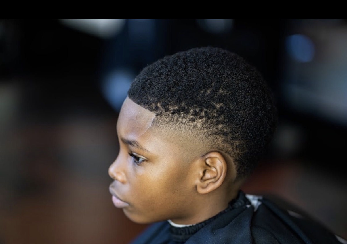 Fresh taper fade with a sharp lineup